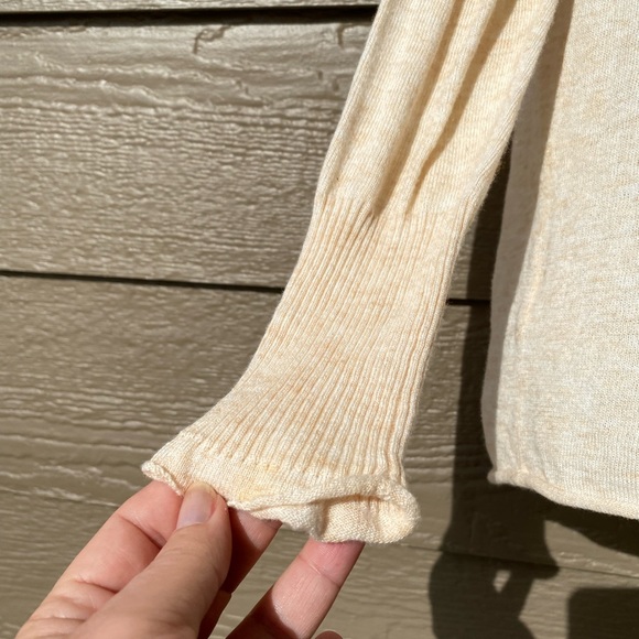 Jcp womens sweater cardigan wool blend Open front M - Picture 4 of 12